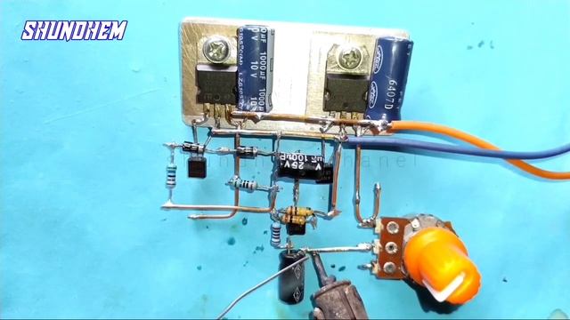 cara merangkai power ampli Class AB mini daya aki 12v hasil memuaskan