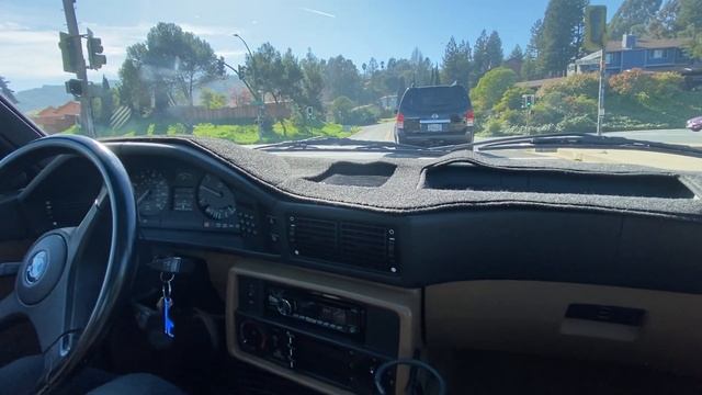 1988 BMW 528e Driving Video