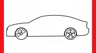 HOW TO DRAW AUDI A5 SPORTBACK 2010 | HOW TO DRAW A CAR STEP BY STEP