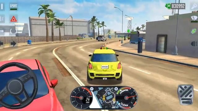 Taxi SIM 2020 | Mini Cooper Driving Miami City Car Simulator Driving Car Android Gameplay