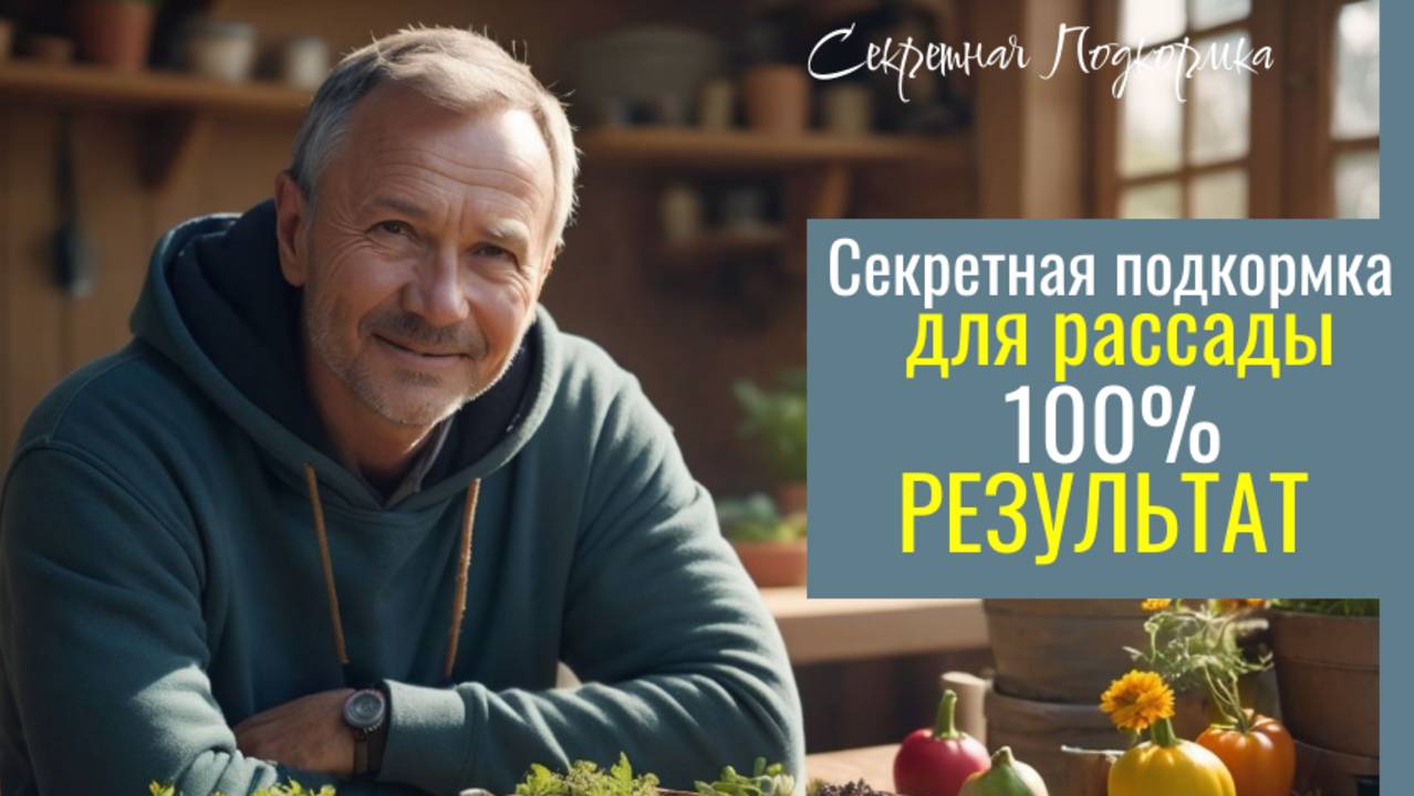 Секретная подкормка для рассады
