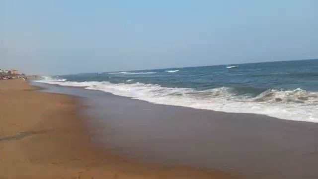 На пляже Бенгальского залива индий.океана г.Ченай. Марина Коесник. Мир Универсологии