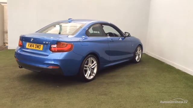 BMW 2 SERIES 218D M SPORT BLUE 2014