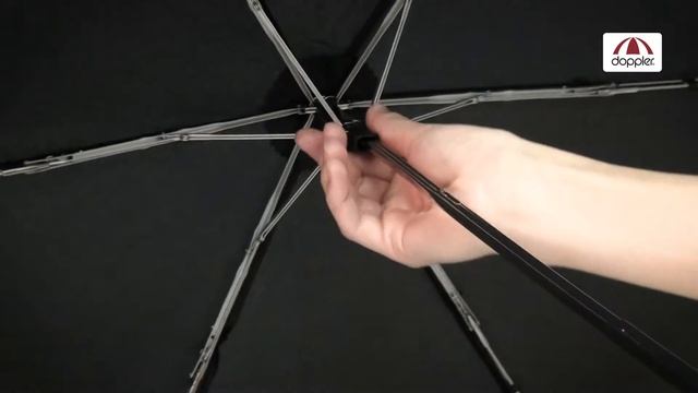 doppler carbonsteel slim Minischirm Handöffner