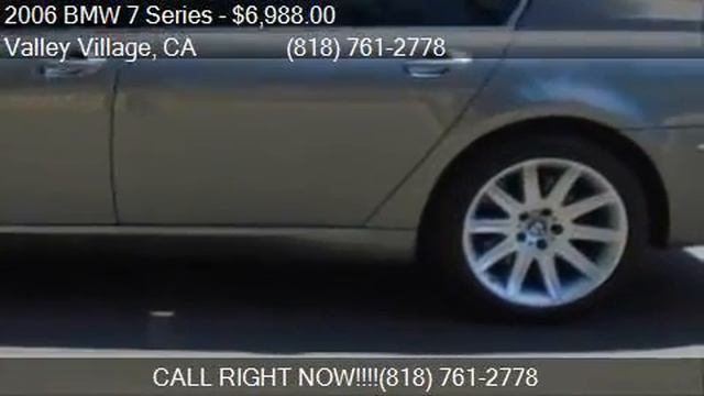 2006 BMW 7 Series 750Li 4dr Sedan for sale in Valley Village