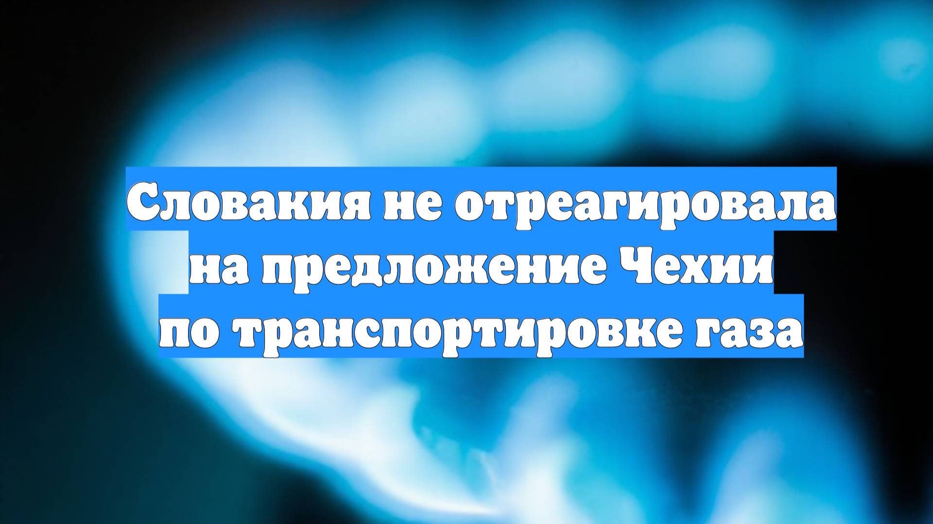 Словакия не отреагировала на предложение Чехии по транспортировке газа