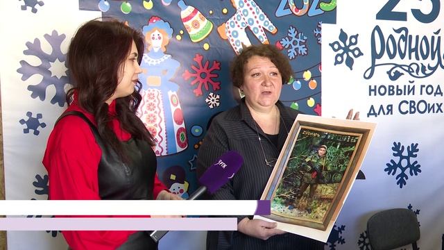 Художница пишет портреты бойцов молитвами и маслом