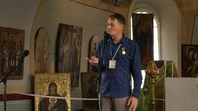 Сергей Капцев читает своё стихотворение Ты ангел мой 26.06.2021 Самойловские встречи