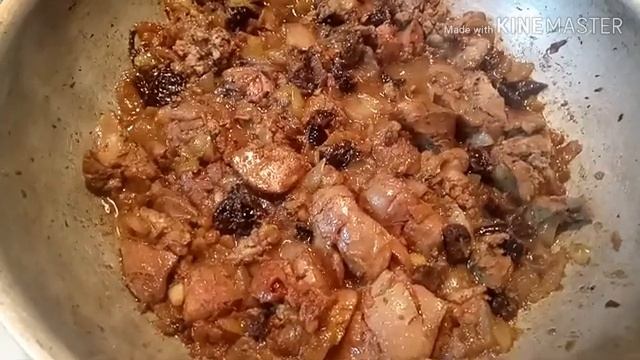 Паштет из куриной печени с черносливом и грецкими орехами пошаговый рецепт