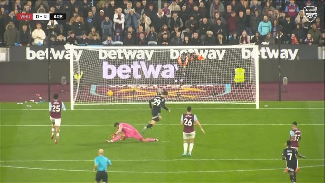 HIGHLIGHTS | West Ham vs Arsenal (2-5) | Premier League | Gabriel, Trossard, Odegaard, Havertz, Saka