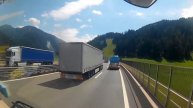Cesta na Brenner. Mercedes Actros.