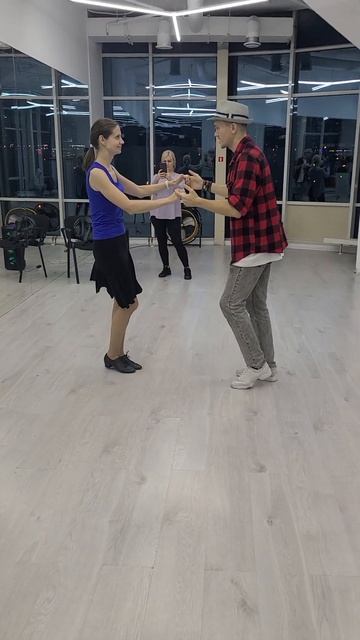 Bachata Partnerwork 24.11.20 Vadim Supsun & Tatiana. Basic with back turn, svibl #dance