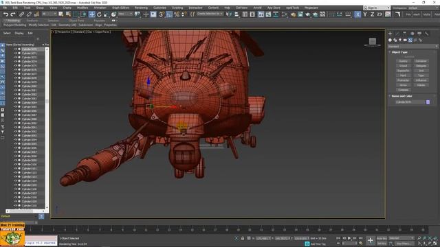 Eurocopter EC 725 in 3ds max Work in Progress 4