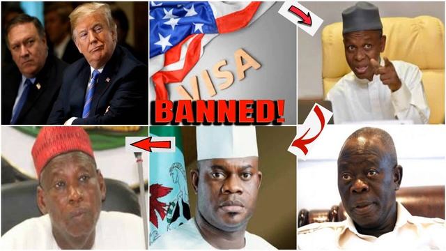 LIST OF NIGERIAN POLITICIANS BANNED FROM AMERICA SLOWLY BEING RELEASED