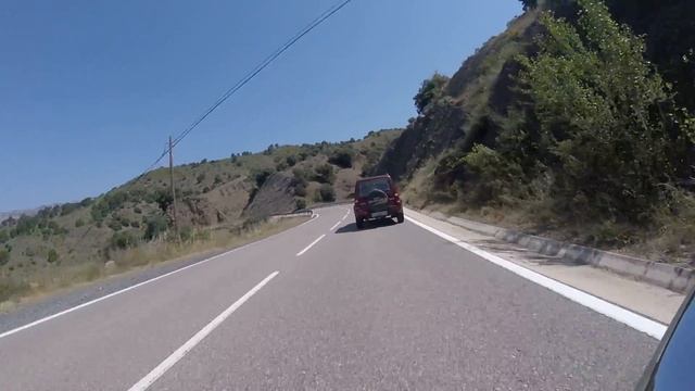 BMW R1150R in the twisties, near Tarragona, Catalonia, Spain