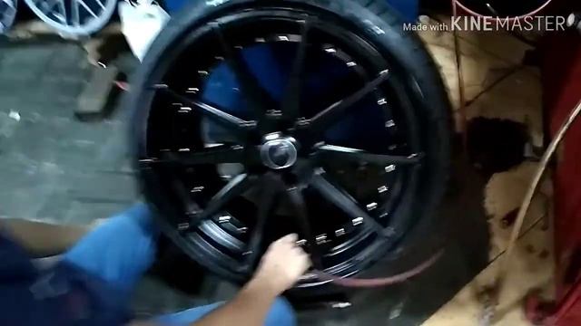 Modifikasi Velg Toyota Camry pakai HSR WHEEL Shinjuku ring 20