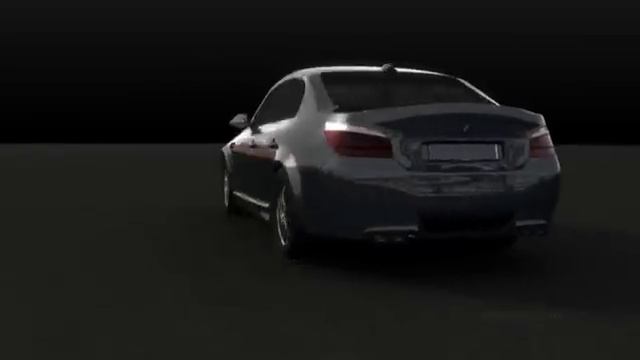 BMW M5  (madcar simulation) 3ds max car rig