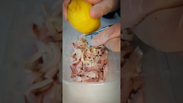 пикантные маринованные кальмары