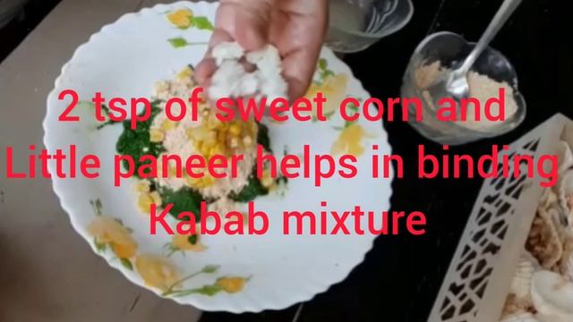 Weight loss recipe- spinach kabab/ palak kabab