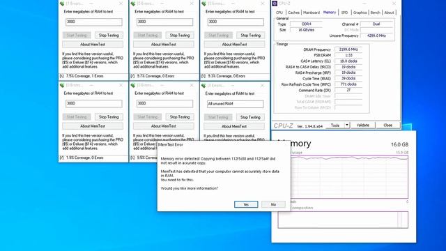 MSI Memory Try It! on Z590 Carbon EK X | SB#20