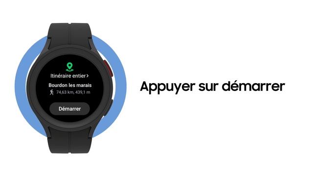 Découvrez comment utiliser un itinéraire GPX sur votre Galaxy Watch5 Pro I Samsung