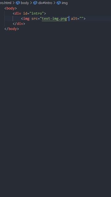 Intro for a JavaScript website with your own hands