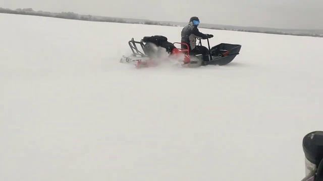 мотобуксировщик по целине