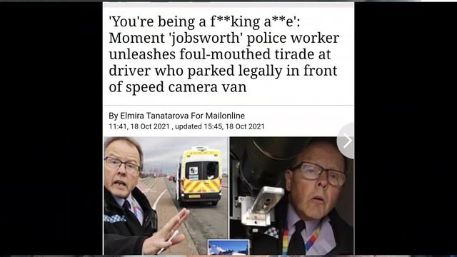 CIVILIAN Police Camera 📷 Van Operator Gets A Bit Tetchy. Oh My 😀 😀 😀 😀 😂