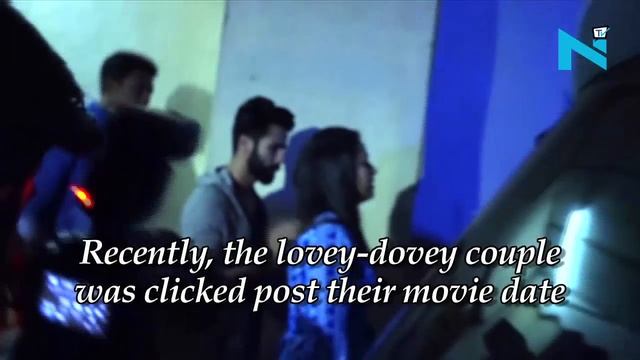 Shahid Kapoor walks hand in hand with wife Mira post movie date