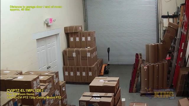 Pan-Tilt-Zoom Demo - CVIPTZ-EL1MPL12X-I - 12X HD-CVI PTZ 720p Ceiling Mount PTZ