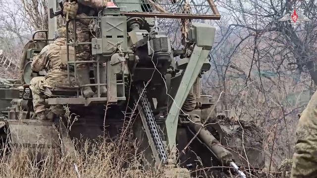 Боевая работа расчёта 2С7М «Малка»