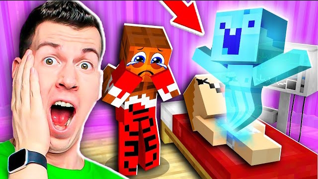 ВЛАДУС 📹 😱 ШОК! Мой Друг КАРАПУЗ Стал ПРИЗРАКОМ в Майнкрафт на 24 ЧАСА !