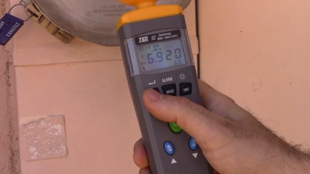 Smart Meter Cover RF Radiation Shield Before and After Measurements