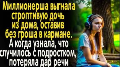 Миллионерша выгнала строптивую дочь из дома, оставив без гроша в кармане. А когда узнала, что она...