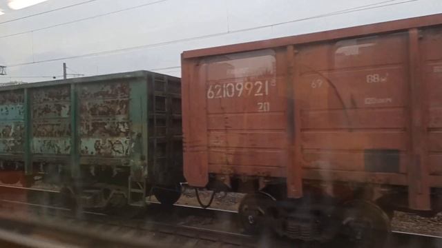 Москва из окна электропоезда ЭП2д перегон МЦД D1 Дегунин - Лианозово - Новодачная | Транспорт Москвы