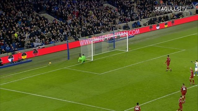 BRIGHTON & HOVE ALBION 0 LIVERPOOL 1