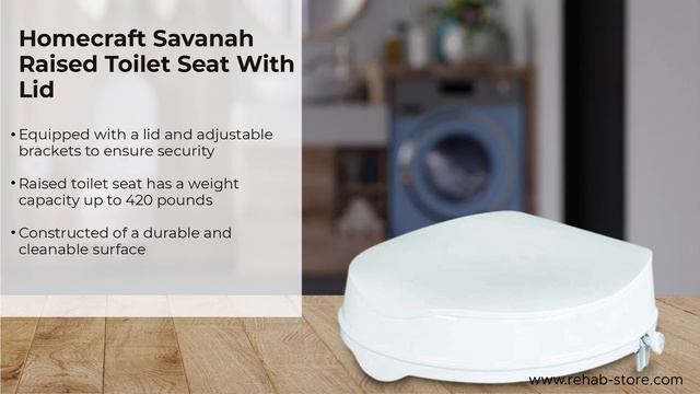 5 Best Raised Toilet Seat | Toilet Seat Risers at Rehab Store