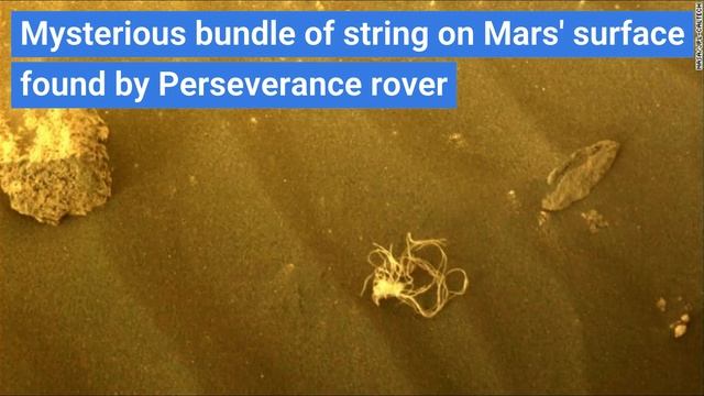 Mysterious bundle of string on Mars' surface found by Perseverance rover