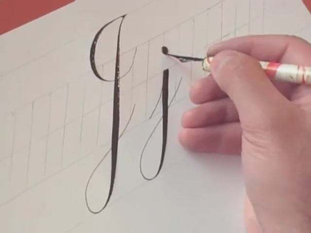 HowtoWriteCopperplateTheLettersJandj