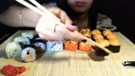 АСМР Роллы/*звуки еды*/Rollos ASMR