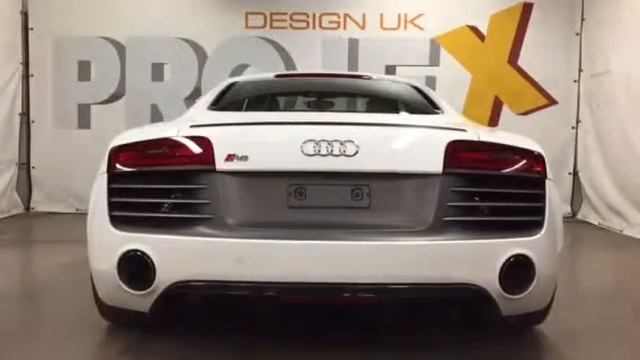 2015 Audi R8 V10 Plus fitted with iPE Exhaust with Valve Remote Control  by Projex Design UK