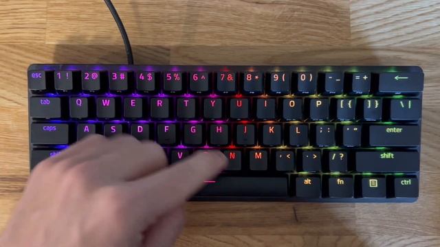 Does Your Keyboard Sound Like This | Razer Huntsman Mini Typing