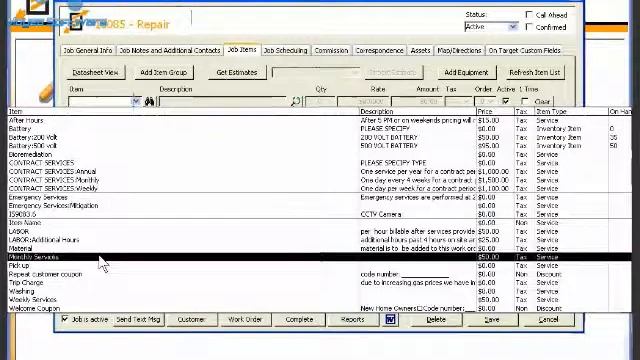 Scheduling a Residential Job in Smart Service