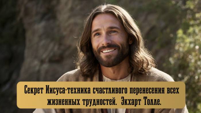 Секрет Иисуса-техника счастливого перенесения всех жизненных трудностей.  Экхарт Толле.