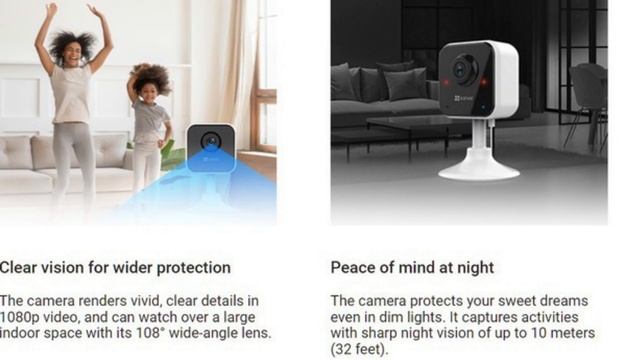 EZVIZ H1c Smart Home Wi-Fi Camera #umahit #tokokomputer #tokoonline #hardware