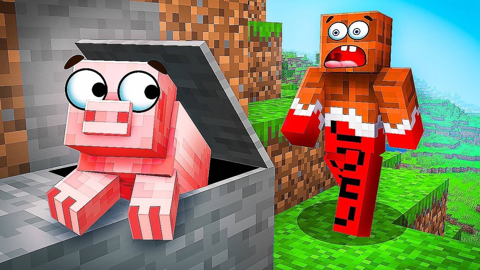 🐷 Я ПРОСЛЕДИЛ ЗА СВИНКОЙ И ВОТ ЧТО УВИДЕЛ В МАЙНКРАФТ! 🤯