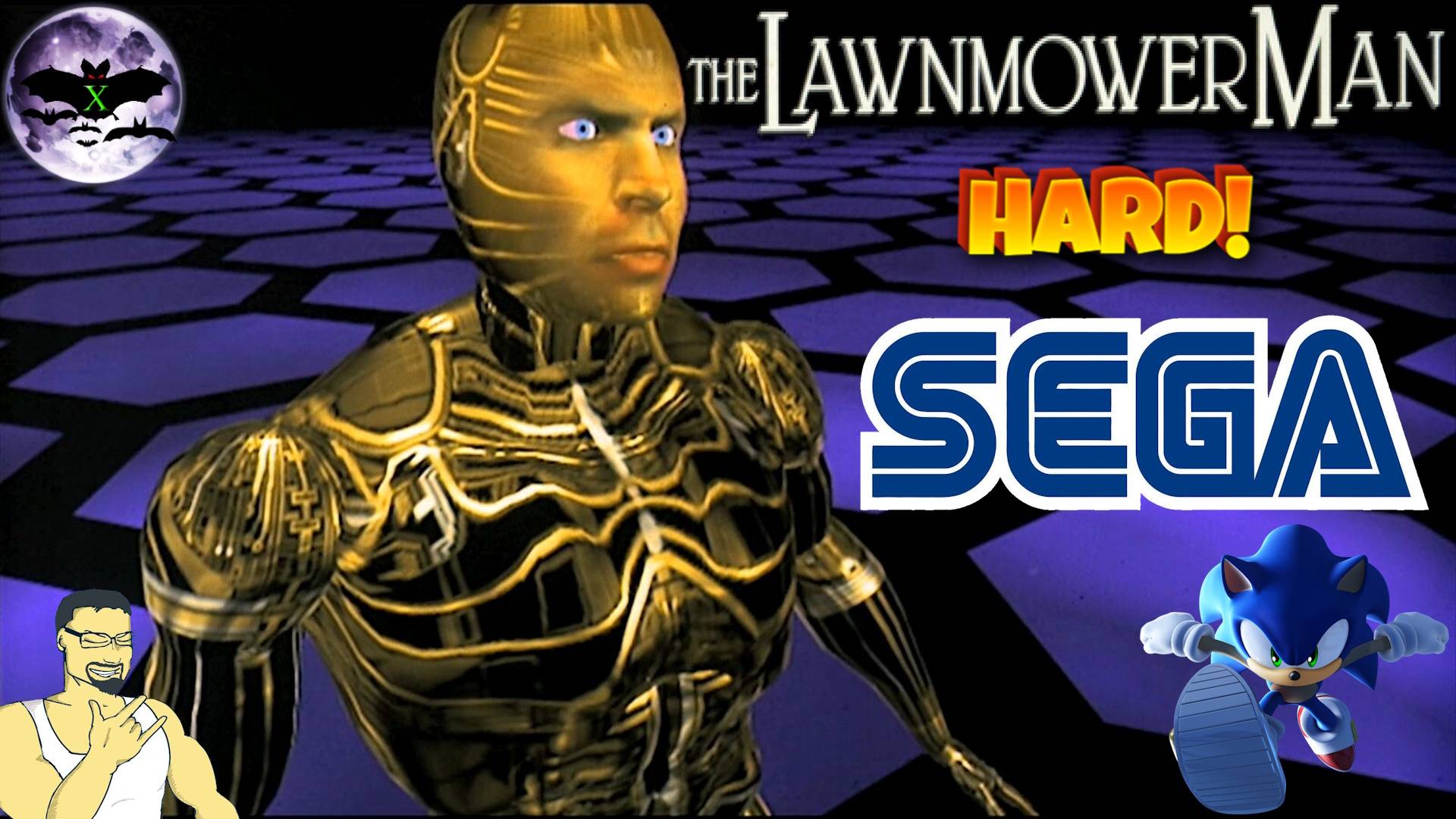 Газонокосильщик | The Lawnmower Man прохождение [ Hard ] | Игра (SEGA Genesis, Mega Drive) Стрим rus