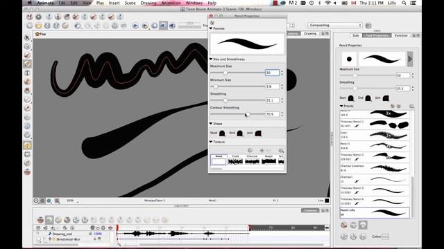 Tip #40 Thickness On Pencil Lines - Animate, Animate Pro, Harmony