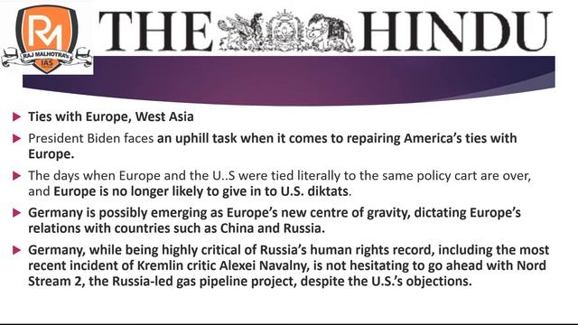 Daily The Hindu Analysis // 4th February 2021