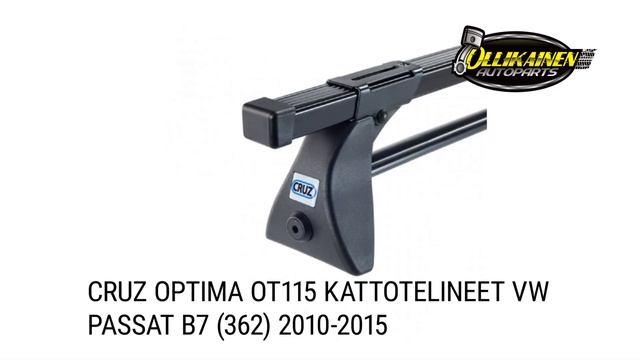 CRUZ Optima OT115 kattotelineet VW Passat B7 (362) 2010-2015